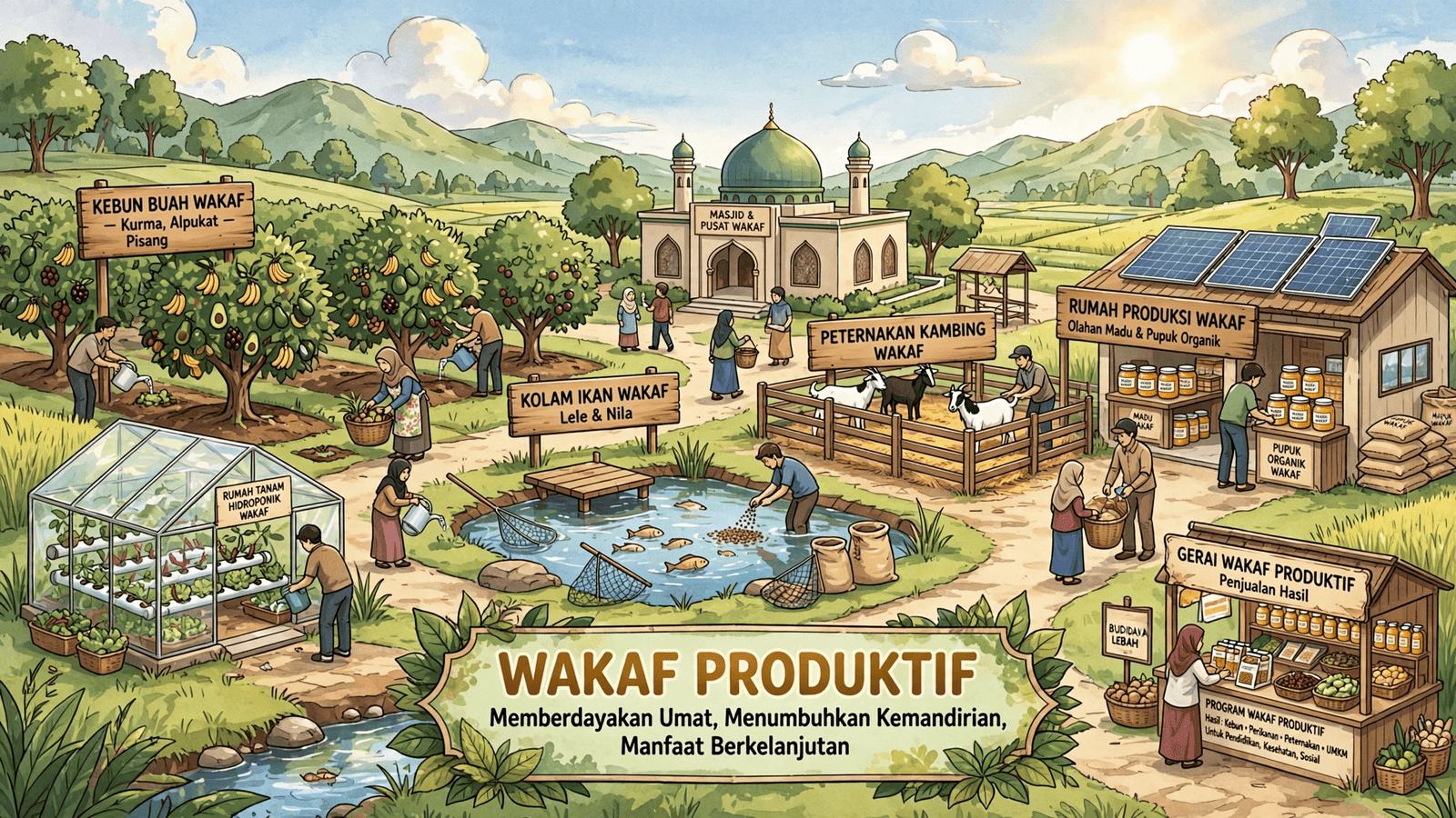 Optimalisasi Wakaf Produktif dalam Pengembangan Ekonomi Mikro Islam (3)